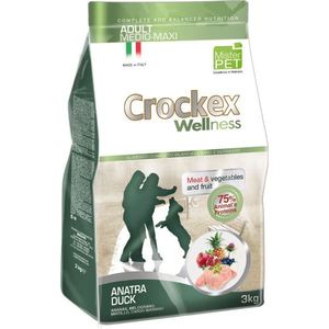 

Сухой корм Crockex Wellness Adult Medio-Maxi Duck Meat & Vegetables & Fructs с уткой и рисом для собак средних и крупных пород 3кг (MCF3503), Wellness Adult Medio-Maxi Duck Meat & Vegetables & Fructs с уткой и рисом для собак средних и крупных пород 3кг (