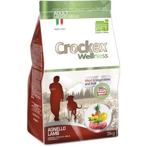 

Сухой корм Crockex Wellness Adult Medio-Maxi Lamb Meat & Vegetables & Fructs с ягненком и рисом для собак средних и крупных пород 3кг (MCF3803), Wellness Adult Medio-Maxi Lamb Meat & Vegetables & Fructs с ягненком и рисом для собак средних и крупных пород