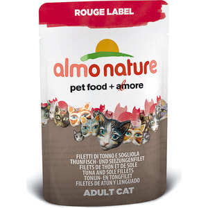 

Паучи Almo Nature Rouge Label Adult Cat with Tuna and Sole Fillets с тунцом и камбалой для кошек 55г (4404/3340/5834), Rouge Label Adult Cat with Tuna and Sole Fillets с тунцом и камбалой для кошек 55г (4404/3340/5834)