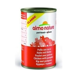 фото Консервы almo nature classic adult cat with chicken and pumpkin с курицей и тыквой для кошек 140г (0530)