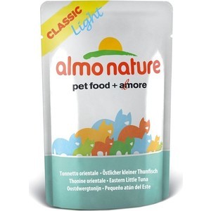 

Паучи Almo Nature Classic Light Adult Cat with Eastern Little Tuna с пятнистым индо-тихоокеанским тунцом для стерилизованных кошек 55г (4897), Classic Light Adult Cat with Eastern Little Tuna с пятнистым индо-тихоокеанским тунцом для стерилизованных кошек