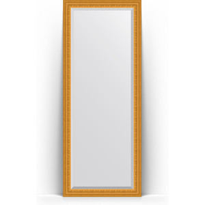 фото Зеркало напольное с фацетом evoform exclusive floor 80x199 см, в багетной раме - сусальное золото 80 мм (by 6109)