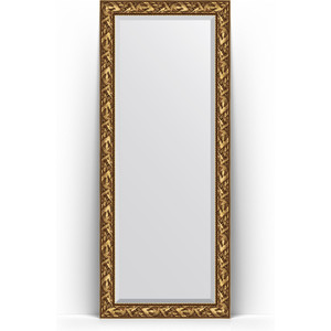 фото Зеркало напольное с фацетом evoform exclusive floor 84x203 см, в багетной раме - византия золото 99 мм (by 6124)