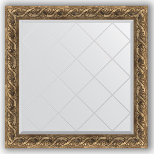 фото Зеркало с гравировкой evoform exclusive-g 86x86 см, в багетной раме - фреска 84 мм (by 4313)