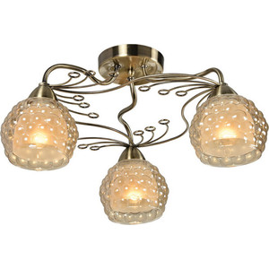 все цены на Потолочная люстра IDLamp 286/3PF-Oldbronze онлайн
