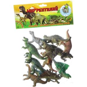 фото Bondibon набор животных ''ребятам о зверятах'', динозавры, 5'', 12 шт. (вв1618)