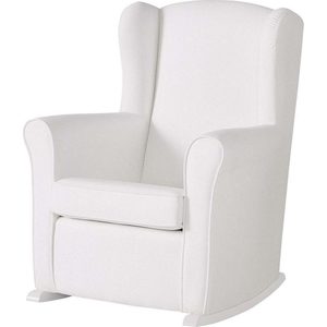 Кресло-качалка Micuna Wing/Nanny white/white искусственная кожа кресло качалка micuna wing nanny chocolate stripes blue