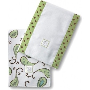 

Полотенчики SwaddleDesigns Baby Burpie Set Kiwi Paisley (SD-121KW), Baby Burpie Set Kiwi Paisley (SD-121KW)