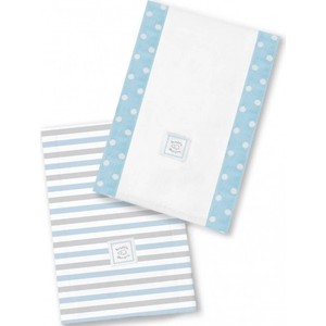 

Полотенчики SwaddleDesigns Baby Burpie Set Blue Simple Stripes (SD-621PB), Baby Burpie Set Blue Simple Stripes (SD-621PB)