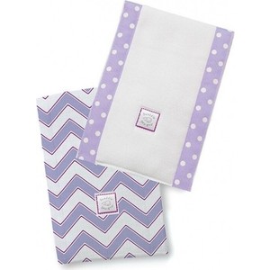 

Полотенчики SwaddleDesigns Baby Burpie Set L/VB Trim Chevron (SD-451L), Baby Burpie Set L/VB Trim Chevron (SD-451L)