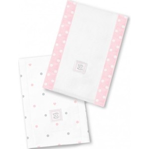 

Полотенчики SwaddleDesigns Baby Burpie Set Pink Dottie Heart (SD-629PP), Baby Burpie Set Pink Dottie Heart (SD-629PP)