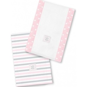 

Полотенчики SwaddleDesigns Baby Burpie Set Pink Simple Stripes (SD-621PP), Baby Burpie Set Pink Simple Stripes (SD-621PP)