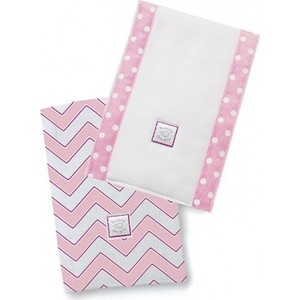 

Полотенчики SwaddleDesigns Baby Burpie Set Pink/VB Trim Chevron (SD-451P), Baby Burpie Set Pink/VB Trim Chevron (SD-451P)