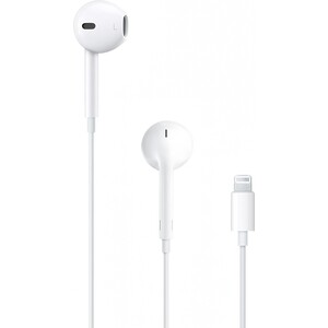 Наушники Apple EarPods lightning (MMTN2ZM/A) наушники borofone bm32 plus lightning white