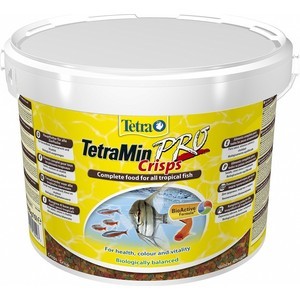 фото Корм tetra tetramin pro crisps complete food for all tropical fish чипсы для всех видов тропических рыб 10л (139497)