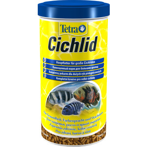 Корм Tetra Cichlid Sticks Premium Food for Large Cichlids палочки для крупных цихлид 1л (198975) корм tetra cichlid xl flakes premium food for all cichlids крупные хлопья для всех видов цихлид 1л 204294