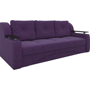Диван-еврокнижка Мебелико Сенатор микровельвет фиолетовый кровать мебелико принцесса микровельвет фиолетовый