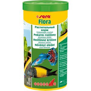 

Корм SERA FLORA Floating Flakes Herbal Food плавающие хлопья для растительноядных рыб 1л (210г), FLORA Floating Flakes Herbal Food плавающие хлопья для растительноядных рыб 1л (210г)