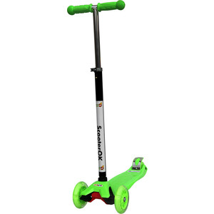 

Самокат 3-х колесный BabyHit ScooterOK Plus зеленый, ScooterOK Plus зеленый
