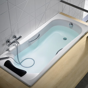 Акриловая ванна Roca BeCool 180x80 с отверстиями под ручки (ZRU9302782)