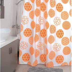 

Штора для ванной Milardo Orange Dots 180x200 см (850P180M11), Orange Dots 180x200 см (850P180M11)