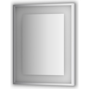 фото Зеркало в багетной раме поворотное evoform ledside со светильником 18 w 60x75 см (by 2201)