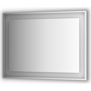 фото Зеркало в багетной раме поворотное evoform ledside со светильником 32,5 w 120x90 см (by 2212)