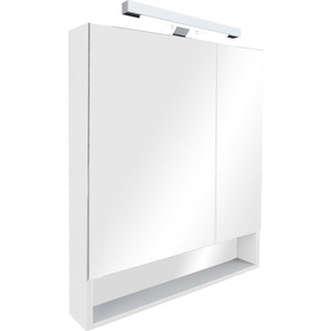 Зеркальный шкаф Roca Gap 80 белый (ZRU9302750) зеркальный шкаф mixline радуга 46х80 белый с рисунком одуванчики 4640030867608