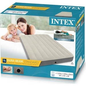 фото Надувной матрас intex 64708 deluxe single-high, 137х191х25см