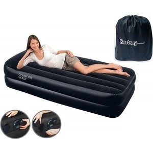фото Надувная кровать bestway 67401 premium+ air bed(single) 191х97х46 см со встроенным насосом