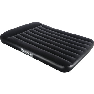 фото Надувная кровать bestway aerolax air bed (double) 137х191х30см с подголовником, встр.насос 220в, 67462 bw