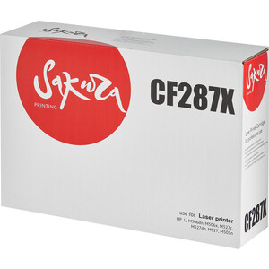 Картридж Sakura CF287X картридж nv print nv cf287a для hp laserjet pro m506dn m506x m501dn m501n m527dn m527f m527c