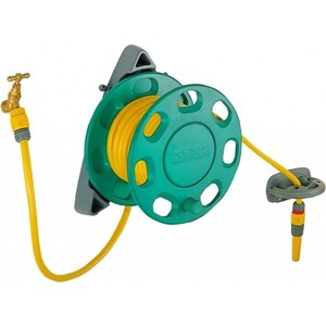 Катушка настенная Hozelock со шлангом Maxi Plus 15 мм 15м (2422P0000)