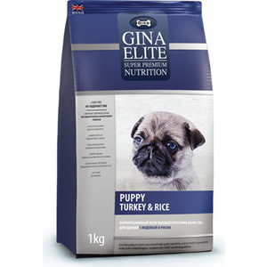 

Сухой корм Gina Elite Puppy Turkey & Rice с индейкой и рисом для щенков 1кг (250001.0), Elite Puppy Turkey & Rice с индейкой и рисом для щенков 1кг (250001.0)