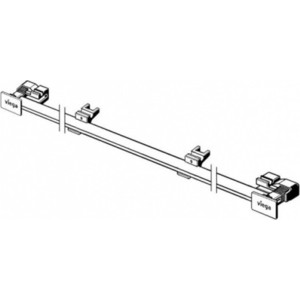 Дизайн-решетка Viega Advantix Vario для душевого лотка в стену 30-120 см, хром матовый (736569)