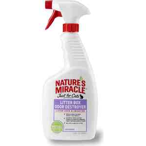 Спрей 8in1 Nature's Miracle Litter Box Odor Destroyer для устранения запаха в кошачьем туалете 710мл
