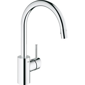 

Смеситель для кухни Grohe Concetto с выдвижным изливом (31483001), Concetto с выдвижным изливом (31483001)