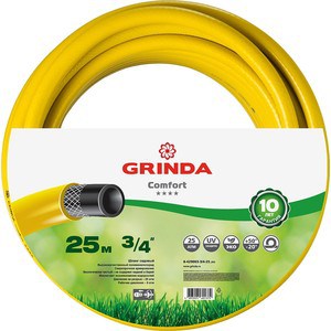 

Шланг Grinda 3/4'' 25м Comfort (8-429003-3/4-25_z02), 3/4" 25м Comfort (8-429003-3/4-25_z02)