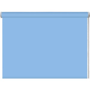 Рулонная штора DDA Ткань однотонная (80 процентов непроницаемая) Голубой 160x160 см
