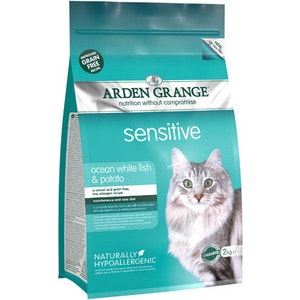 Сухой корм ARDEN GRANGE Adult Cat Sensitive Grain Free Ocean White Fish&Potato беззерновой с рыбой и картофелем для чувствительных кошек 8кг (AG618403) Сухой корм ARDEN GRANGE Adult Cat Sensitive Grain Free Ocean White Fish&Potato беззерновой с рыбой и картофелем для чувствительных кошек 8кг (AG618403)