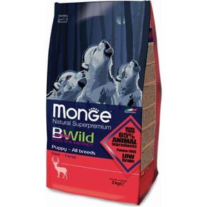 

Сухой корм Monge BWild Puppy All Breed Deer с мясом оленя для щенков всех пород 2кг, BWild Puppy All Breed Deer с мясом оленя для щенков всех пород 2кг
