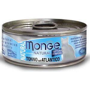 Консервы Monge Cat Natural Atlantic Tuna с атлантическим тунцом для кошек 80г