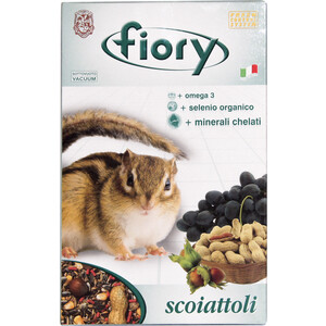 

Корм Fiory Scoiattoli for Squirrels для белок 850г, Scoiattoli for Squirrels для белок 850г