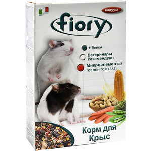 

Корм Fiory Ratty for Rats для крыс 850г, Ratty for Rats для крыс 850г