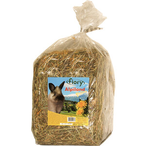 

Сено Fiory Hay Alpiland Yellow с одуванчиком альпийское 500г, Hay Alpiland Yellow с одуванчиком альпийское 500г
