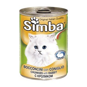 фото Консервы simba petfood cat pate with rabbit с кроликом паштет для кошек 400г