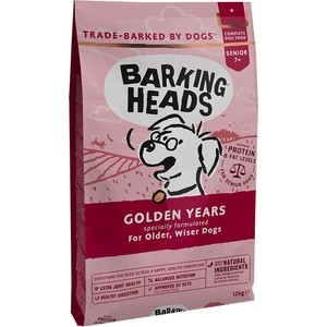 фото Сухой корм barking heads senior dog golden years for dogs 7 years+ with chicken &trout с курицей и форелью для собак старше 7лет 2кг (0223/18133)