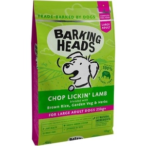 

Сухой корм BARKING HEADS Adult Dog Large Breed Big Foot For Breeds 25kg & Larger with Lamb с ягненком и рисом для собак крупных пород 18кг (244/18122), Adult Dog Large Breed Big Foot For Breeds 25kg & Larger with Lamb с ягненком и рисом для собак крупных 