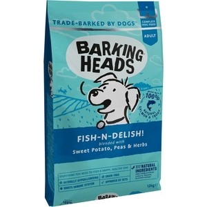 

Сухой корм BARKING HEADS Adult Dog Fish-n-Delish Grain Free Salmon &Trout беззерновой с лососем, форелью и бататом для собак 12кг (0919/18160), Adult Dog Fish-n-Delish Grain Free Salmon &Trout беззерновой с лососем, форелью и бататом для собак 12кг (0919/