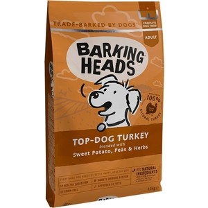 фото Сухой корм barking heads adult dog turkey delight grain free turkey беззерновой с индейкой и бататом для собак 2кг (1282/18147)